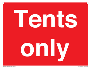 Tents only